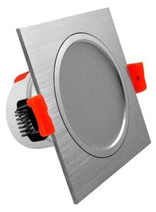 Corp de iluminat incastrabil LED VENUS LED/7W argintiu patrat