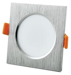Corp de iluminat incastrabil LED VENUS LED/7W argintiu patrat