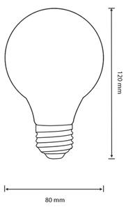 Bec LED VINTAGE E27/4W/230V 80x120 mm 2200K