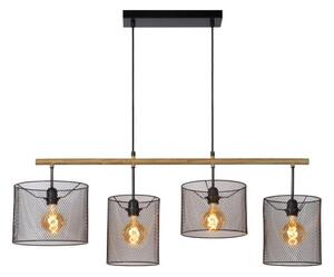 Lucide 45459/04/30 - Lustră pe cablu BASKETT 4xE27/60W/230V