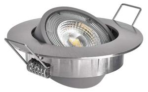 Plafonieră încastrată EXCLUSIVE, LED/5W/230V 4000 K, argintie