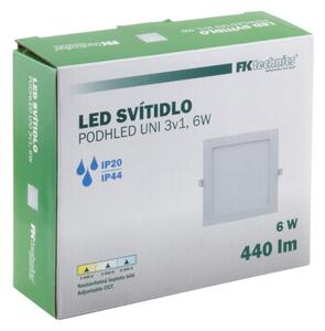 Plafonieră LED încastrată pentru baie LED/6W/230V 3000/4000/6000K IP44