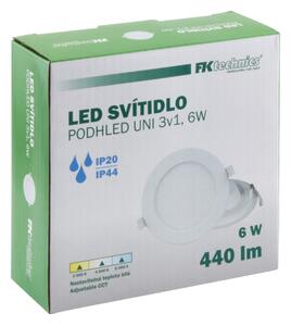 Plafonieră LED încastrată pentru baie LED/6W/230V 3000/4000/6000K IP44