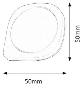 Rabalux 4647 - Lampă LED BILLY LED/0,5W/230V alb