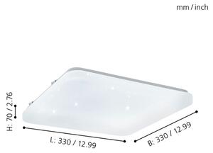 Eglo 97882 - Plafonieră LED FRANIA-S, 14,6 W, 230 V