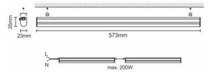 Corp de iluminat LED pentru corpuri de bucătărie LED/9W/230V 4000K