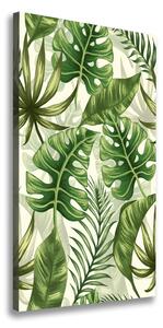 Tablouri tipărite pe pânză frunze tropicale
