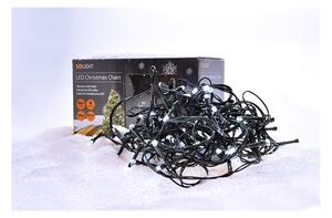 Solight1V101-W-LED Ghirlandă luminoasă pentru exterior 100x LED, 8 funcții, IP44, 13 m, alb rece