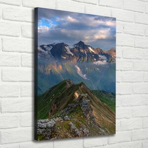 Tablou pe pânză canvas vârfuri de munte