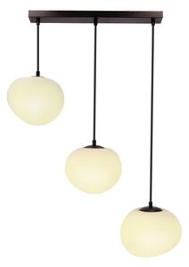 BRILAGI - Lustru suspendat pe cablu PEBBLES 3xE27/40W/230V negru