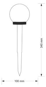 Lampă solară LED KULA LED/1,2V 40 mAh P44