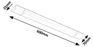 Rabalux 1451 - Lampă LED design minimalist BATTEN LED/20W/230V