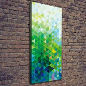 Tablou canvas triunghiuri abstractizare