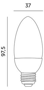 Bec LED E27/7W/230V 3000K
