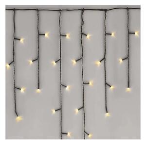 Ghirlandă luminoasă LED pentru exterior, 100 LED, 2,5 x 0,9 m, IP44, alb cald