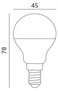 Bec LED E14/7W/230V 3000K 525lm