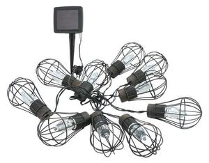 LED șir solar exterior 10xLED/1,2V 300mAh 3,8m IP44