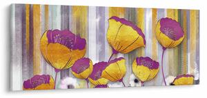 Tablou - Ilustrațir cu flori (120x50 cm)