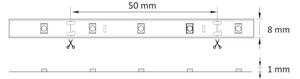 Bandă LED 5m LED/10W/12V IP20 4500K
