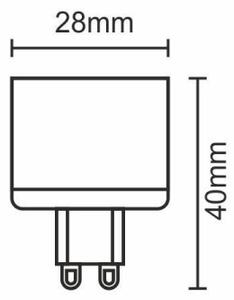 Bec LED G9/5W/230V 4000K