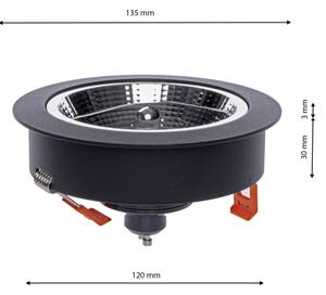 Lampă încastrată REDONDO 1xAR111 - GU10/25W/230V