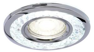 Corp de iluminat LED încastrat EYE 1xGU10/50W + LED/3W/230V