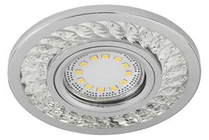Corp de iluminat LED încastrat EYE 1xGU10/50W + LED/3W/230V