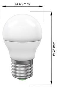 Bec LED ECOLINE G45 E27/7W/230V 4000K - Brilagi