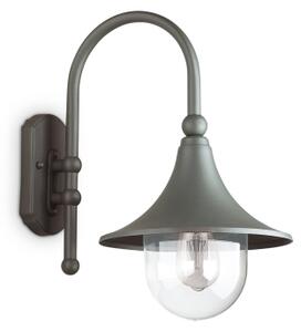 Ideal Lux - Aplică de perete pentru exterior CIMA 1xE27/52W/230V IP43 antracit