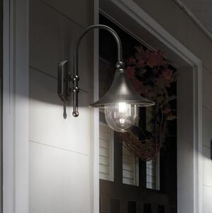 Ideal Lux - Aplică de perete pentru exterior CIMA 1xE27/52W/230V IP43 antracit
