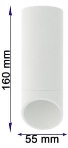 Plafoniera VALDA 1xGU10 / 60W / 230V alb