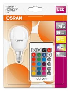 Bec LED RGBW dimabil RETROFIT E14/4,5W/230V 2700K + telecomandă - Osram
