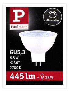 LED Dimming Flood Light Bulb GU5.3/6,5W/12V 2700K – Paulmann 28758