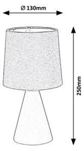 Lampă de masă Rabalux 1xE14/40W/230V bej