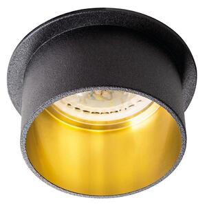 Corp de iluminat încastrat SPAG GU10/35W negru/auriu Kanlux 27322