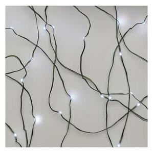 Ghirlandă LED pentru exterior, 75 LED-uri, 12,5 m, IP44, alb rece