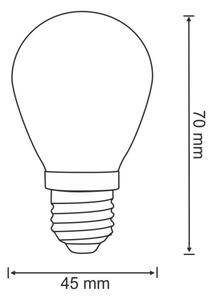 SET 2x bec LED PARTY E27/0,5W/36V 2200K