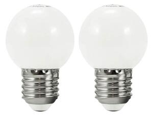 SET 2x bec LED PARTY E27/0,5W/36V alb