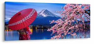Tablou - cu privire la munte - Japonia (120x50 cm)