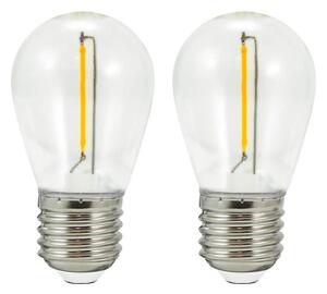 SET 2x bec LED PARTY E27/0,5W/36V 2200K