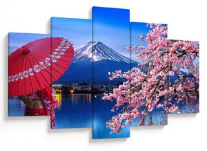 Tablou - cu privire la munte - Japonia (150x105 cm)