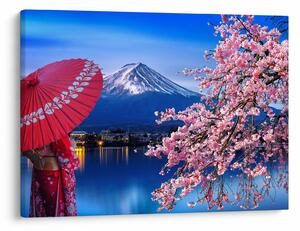 Tablou - cu privire la munte - Japonia (70x50 cm)