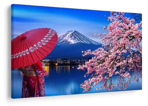 Tablou - cu privire la munte - Japonia (90x60 cm)