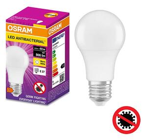 Bec LED antibacterian A60 E27/8,5W/230V 2700K Osram