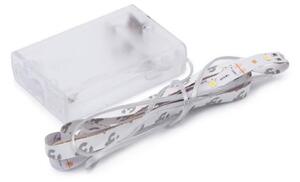 Bandă LED LED/3xAA alb cald
