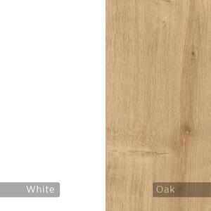 Comoda TV Spark 180-Oak, stejar/alb, PAL melaminat, 180x35x36 cm