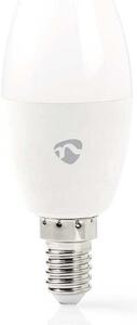 Bec LED RGB dimabil E14/4,9W/230V Wi-Fi 2700-6500K Nedis WIFILRC10E14