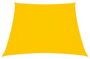 Parasolar, galben, 2/4x3 m, țesătură oxford, trapez