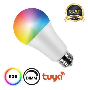 Bec LED RGB dimabil A60 E27/8W/230V 2700-6500K Wi-Fi Tuya