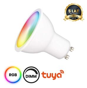 Bec LED RGB dimabil GU10/5W/230V 2700-6500K Wi-Fi Tuya
